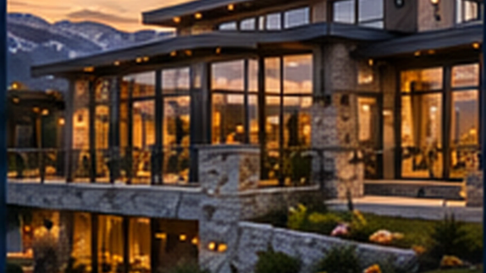 Mountain modern estate in Promontory Park City