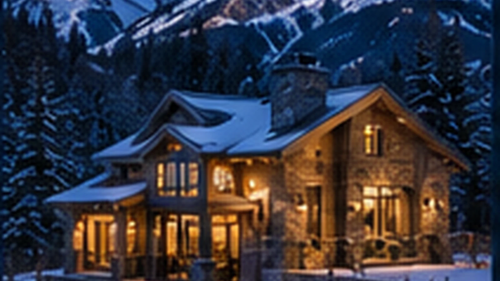 Wooded mountain residence in Summit Park Utah